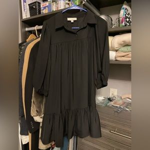 Pinch- black long sleeve dress. Black size m.